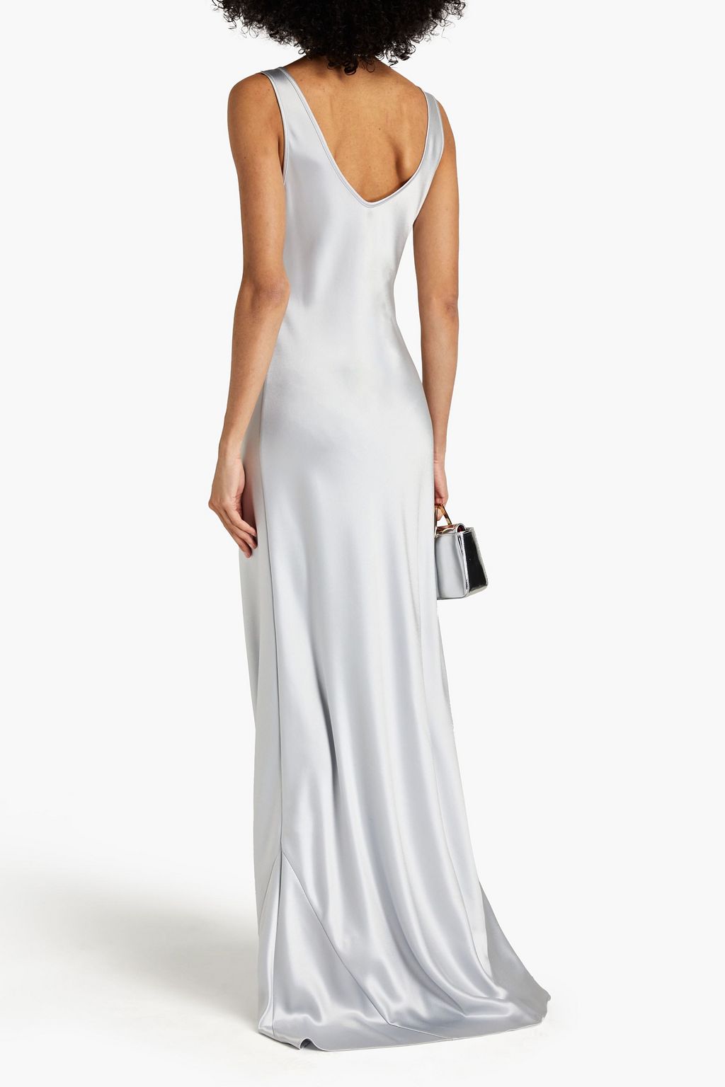 GALVAN LONDON Valletta satin gown THE