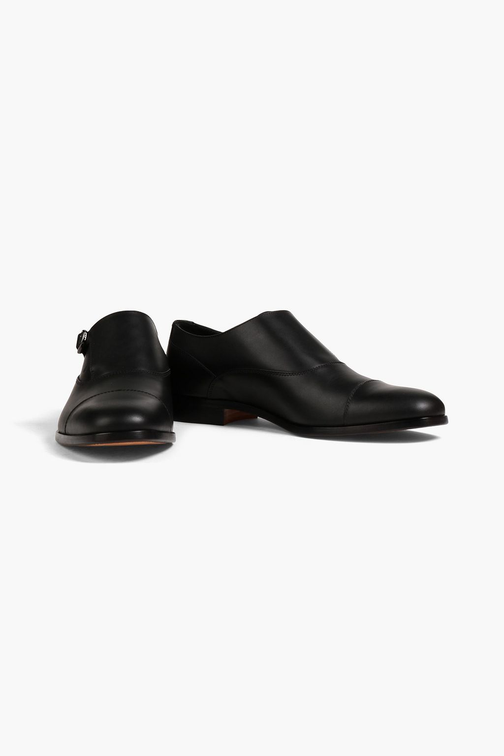 TOD'S Leather monk-strap shoes