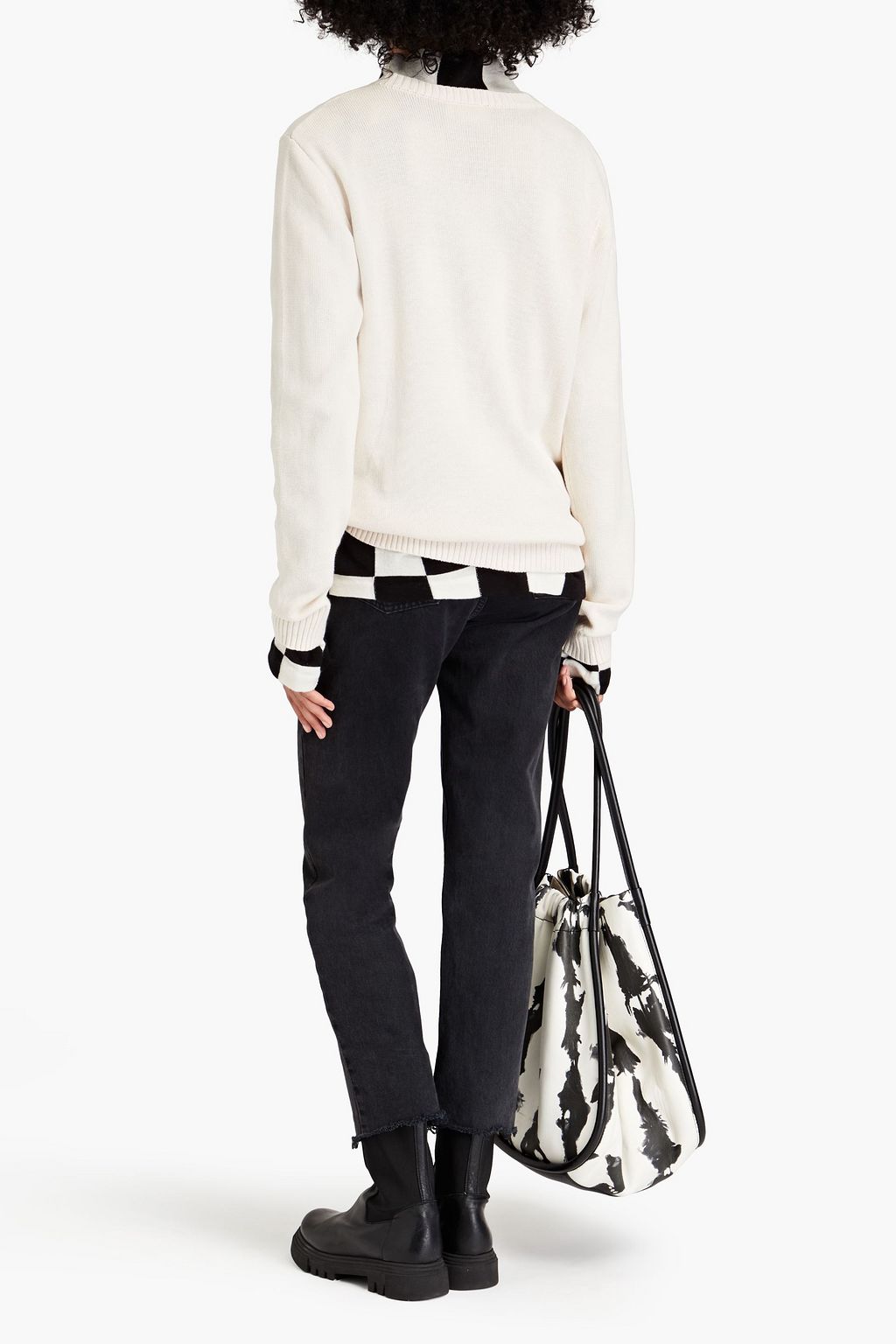 THE UPSIDE Niyama intarsia cotton sweater