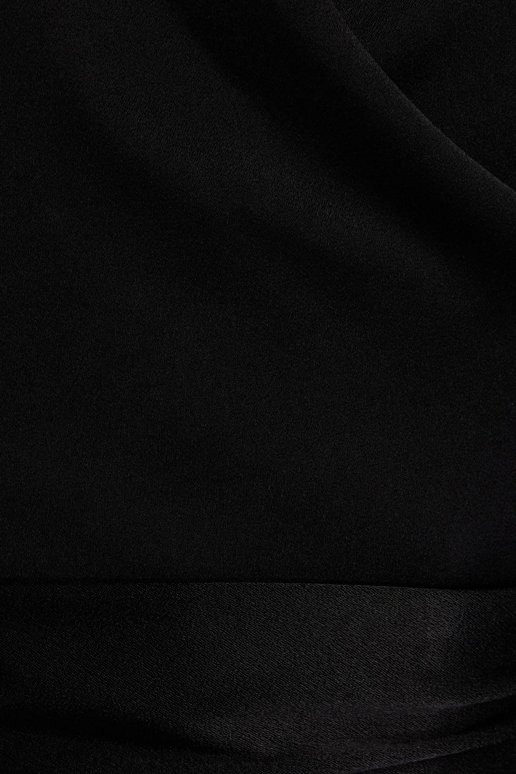 GALVAN  LONDON Winter Sun wrap-effect satin-crepe jacket