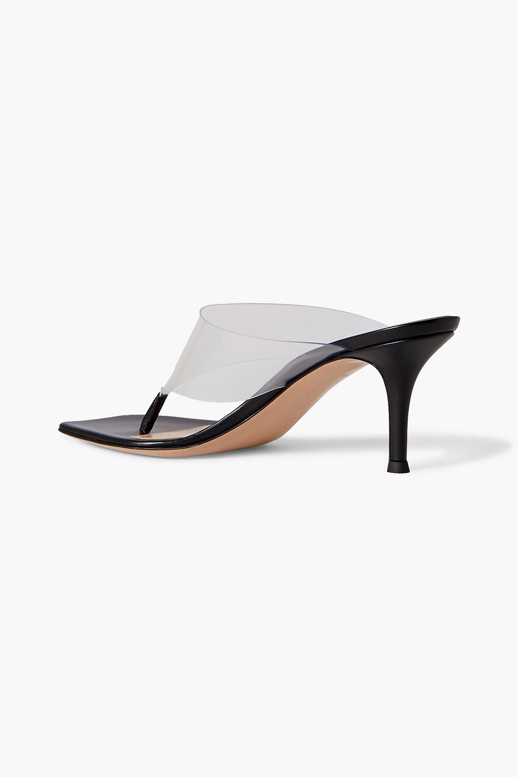 GIANVITO ROSSI 70 leather and PVC sandals
