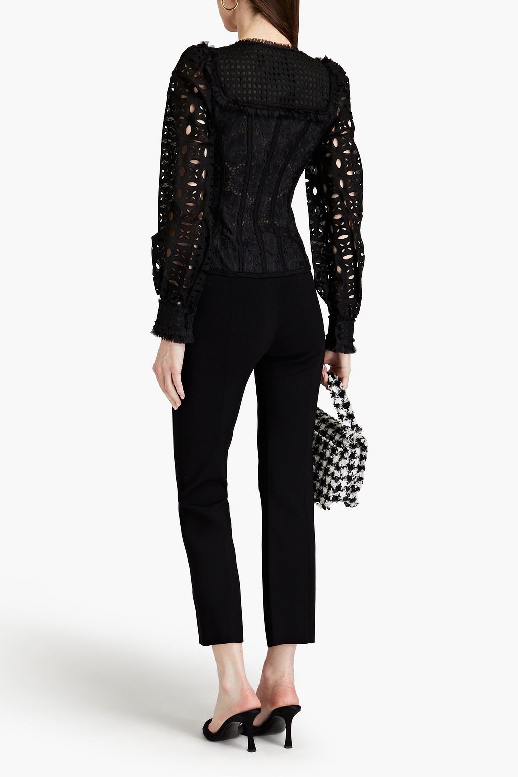 ANDREW GN Broderie anglaise cotton jacket