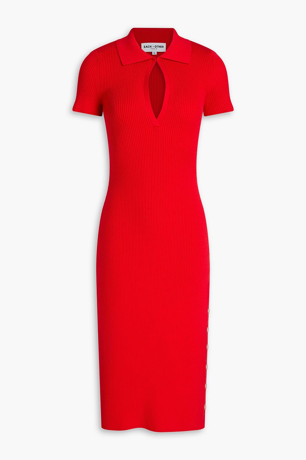 EACH X OTHER Ribbed-knit midi dress | Sale up to 70% off | THE OUTNET