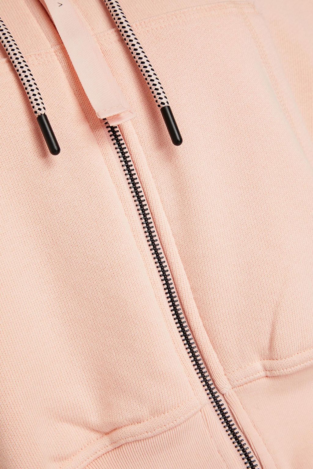 REEBOK X VICTORIA BECKHAM French cotton-terry zip-up hoodie
