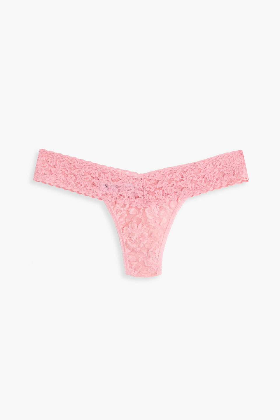 Hanky Panky Signature Lace Low Rise Thong In Peachy Keen