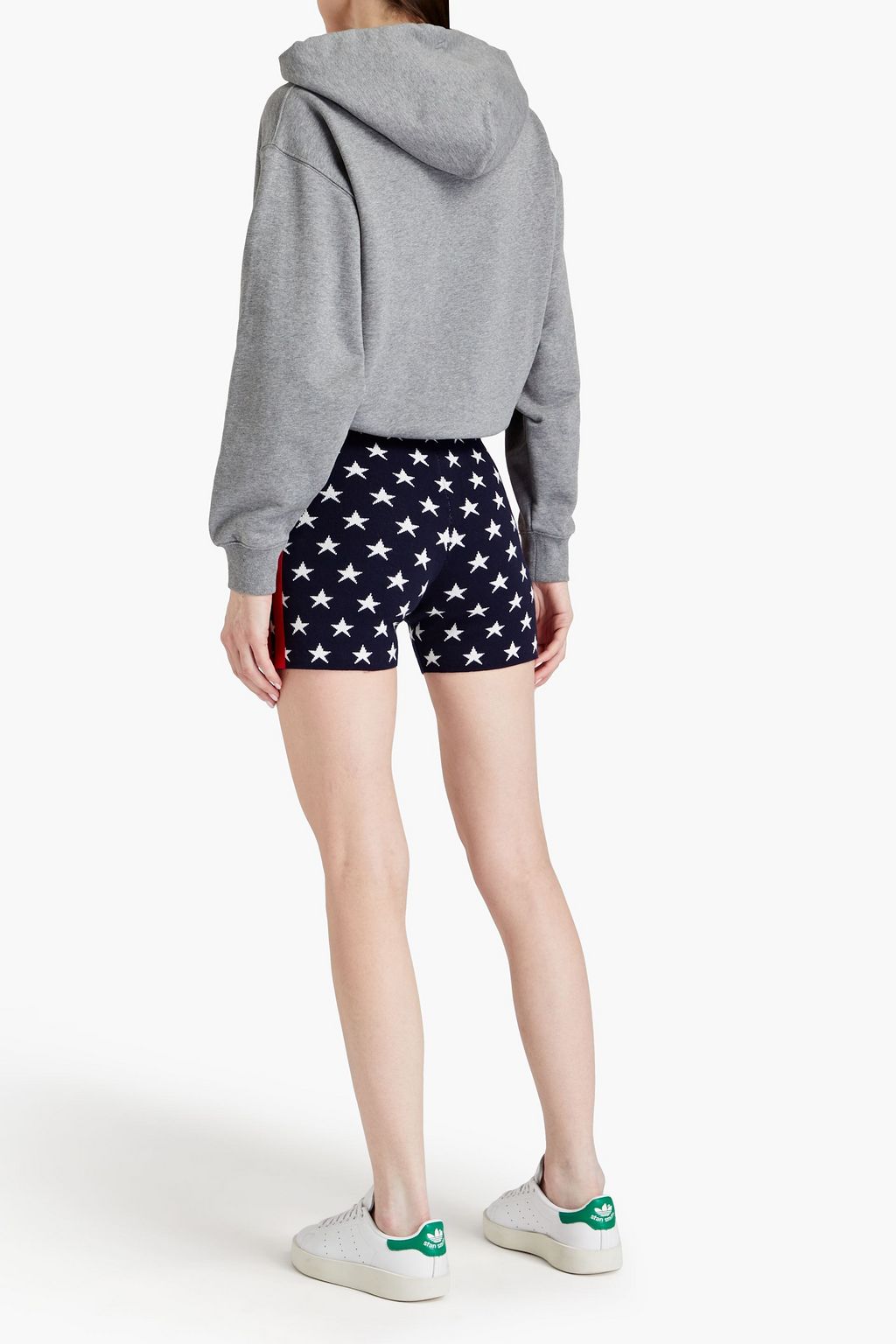 THE UPSIDE All Star jacquard-knit cotton shorts