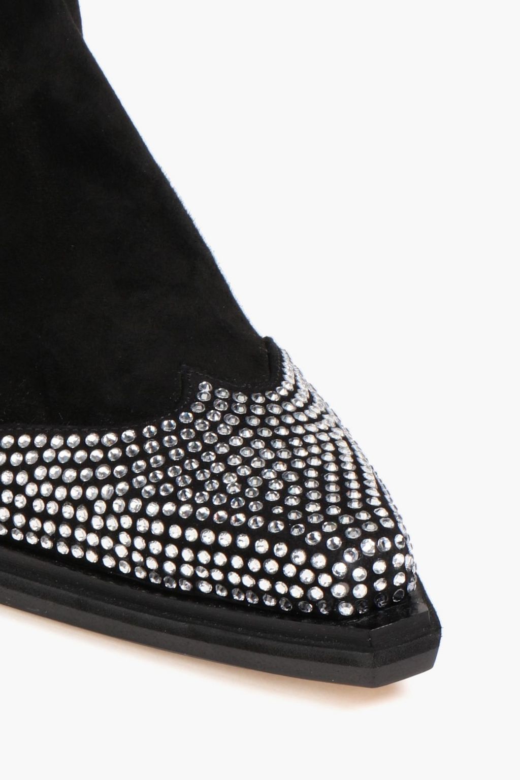 ALEXANDRE VAUTHIER Tarantino 55 crystal-embellished suede ankle boots