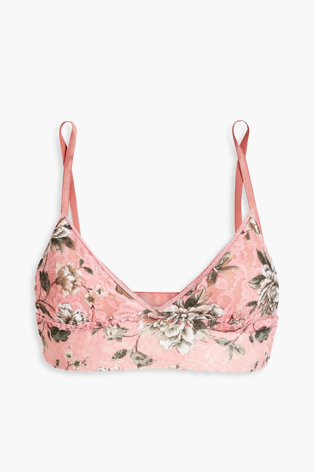 HANKY PANKY Signature floral-print stretch-lace bralette