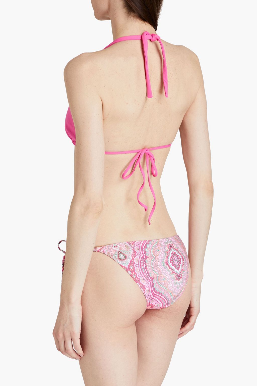 MELISSA ODABASH Cancun paisley-print low-rise bikini briefs