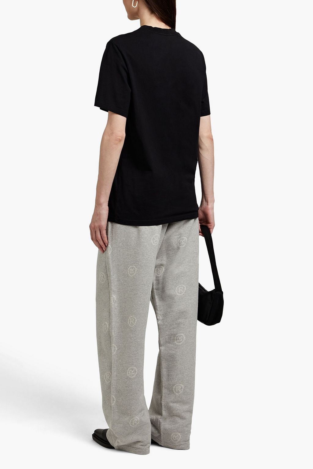 MARTINE ROSE Printed cotton-jersey T-shirt