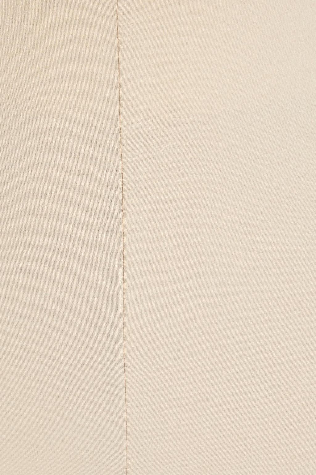 SKIN Athena reversible stretch-Pima cotton jersey pajama pants