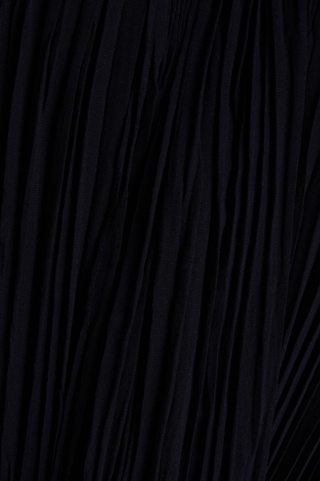 HALSTON بودي سوت ’كارلي’ من الكريب مزين بكسرات