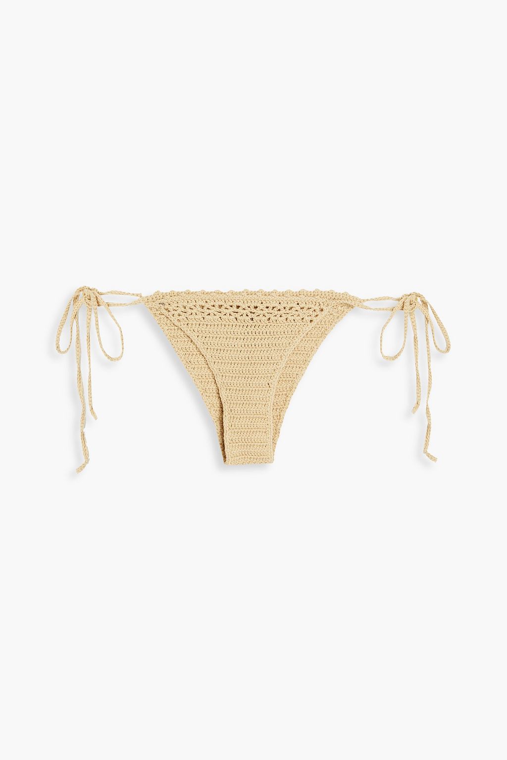 CULT GAIA Eshe crochet-knit low-rise bikini briefs | Sale up to 70% off