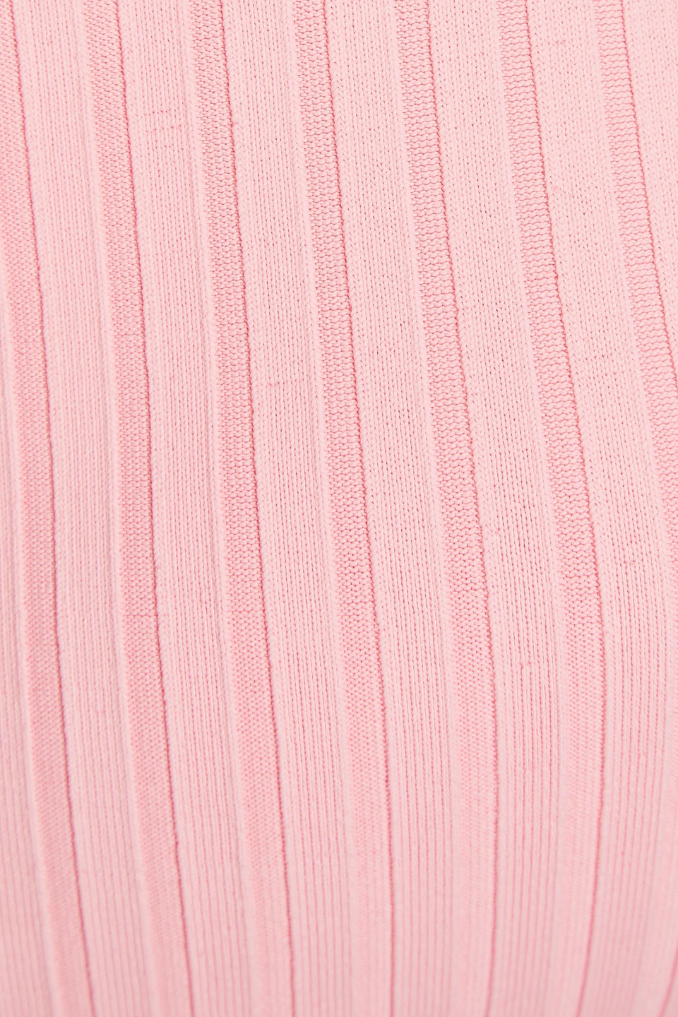 Melissa Odabash Toulouse One-shoulder Ribbed Bikini Top In Baby Pink