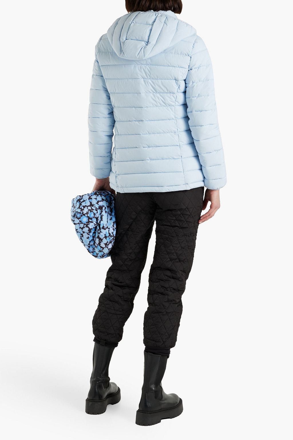 DKNY Kapuzenjacke aus gestepptem Shell