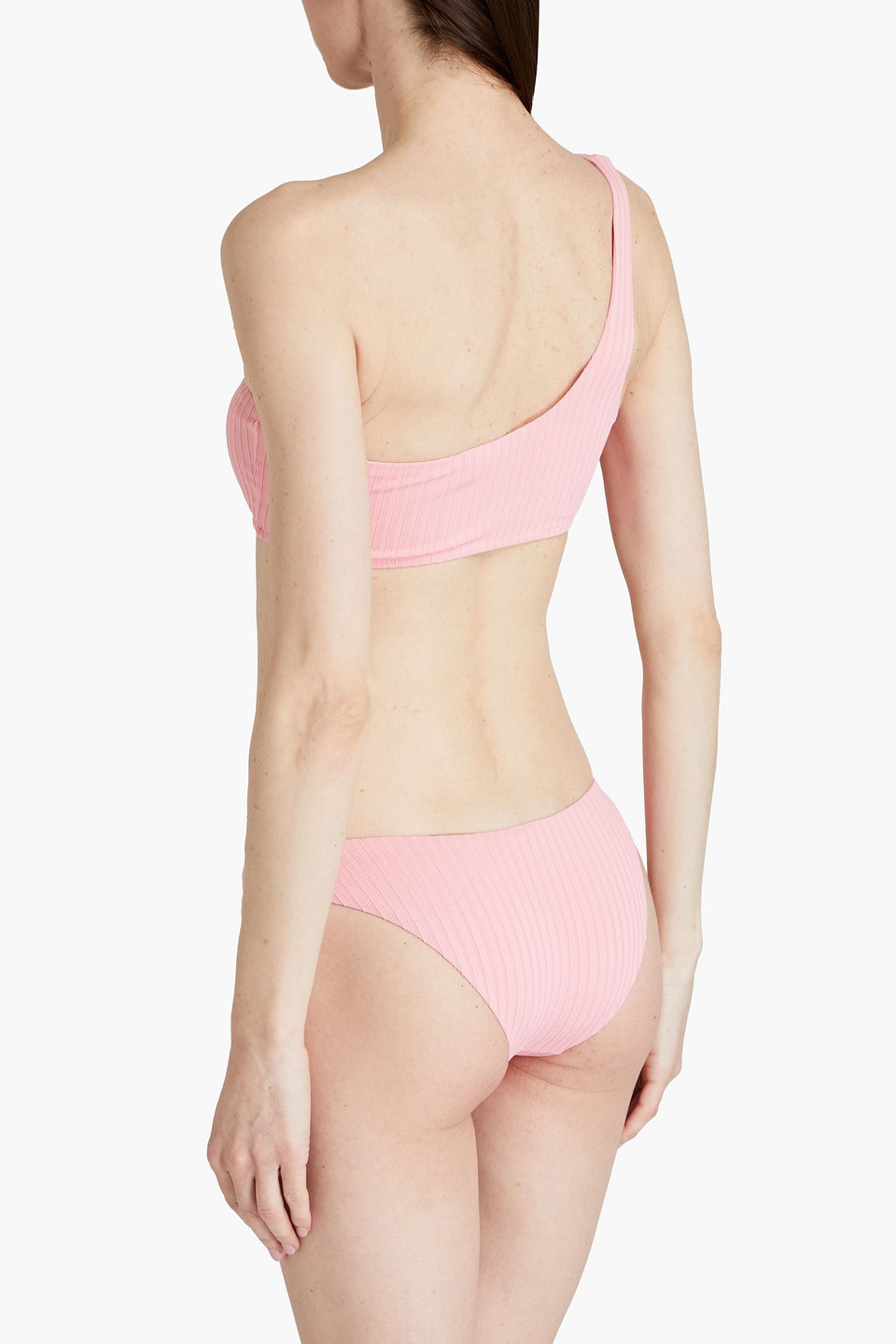 Melissa Odabash Ribbed Low-rise Bikini Briefs In Baby Pink