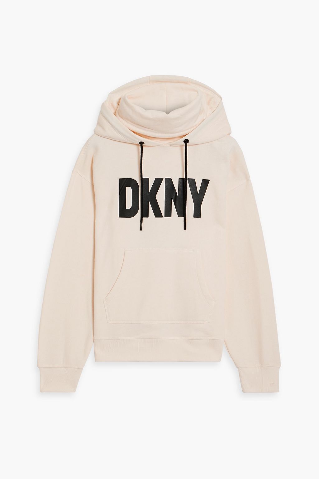 printed cotton blend hoodie