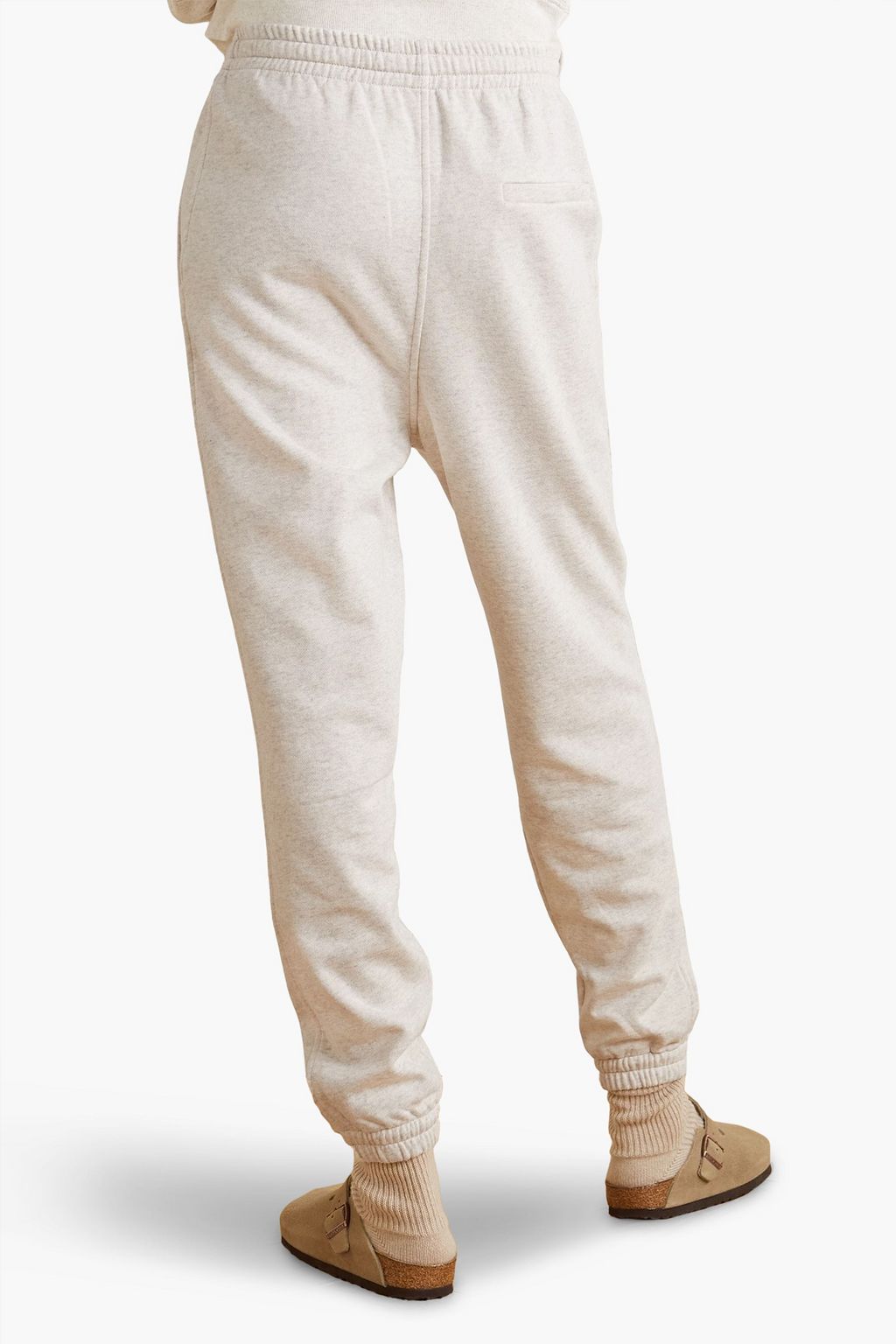 MARANT ÉTOILE Maloni mélange cotton-blend jersey track pants
