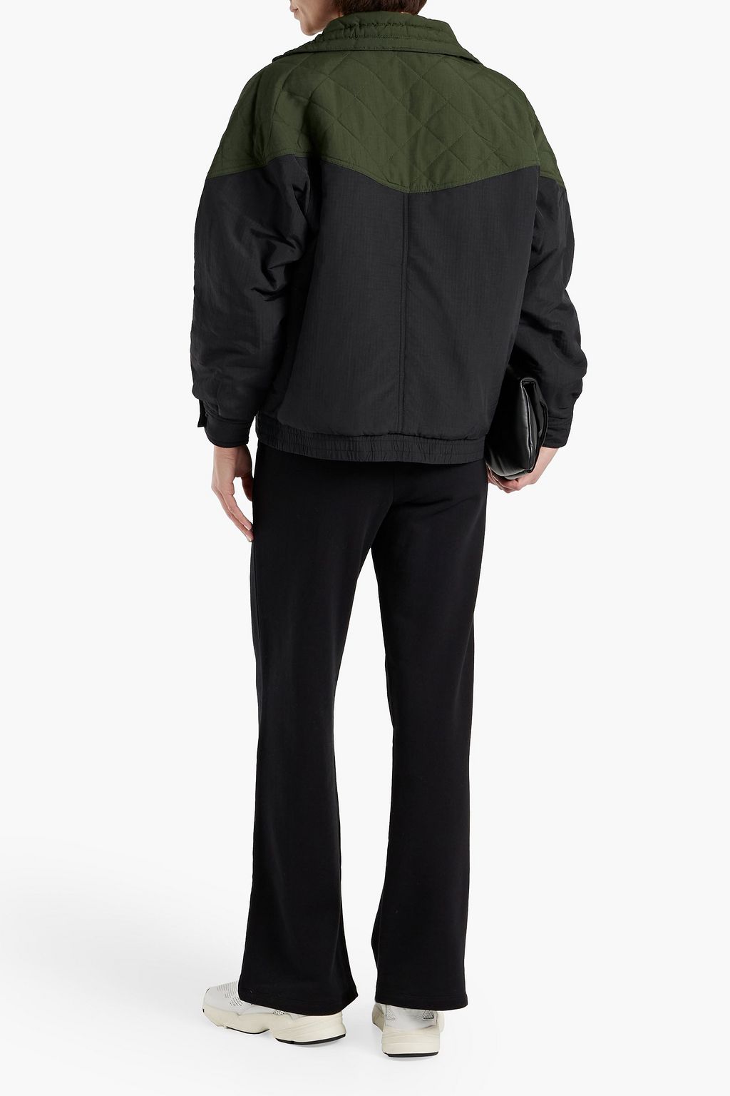 THE UPSIDE Retrograde two-tone quilted shell jacket