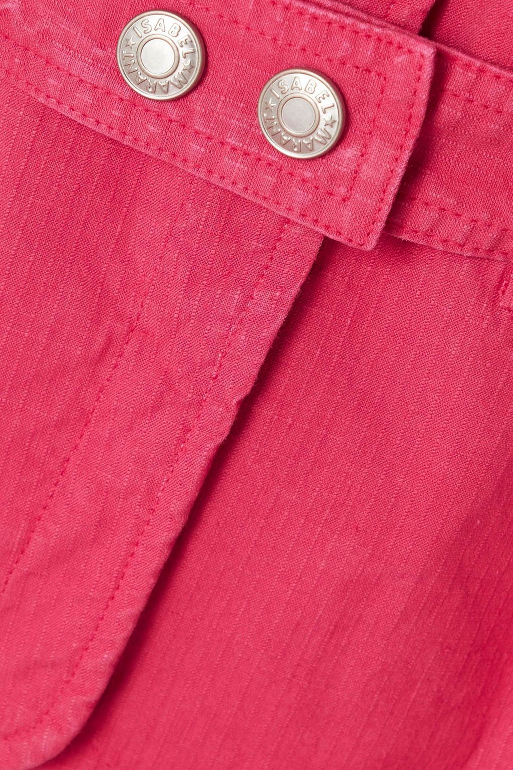 ISABEL MARANT Epaline ruffled linen-blend ripstop jacket