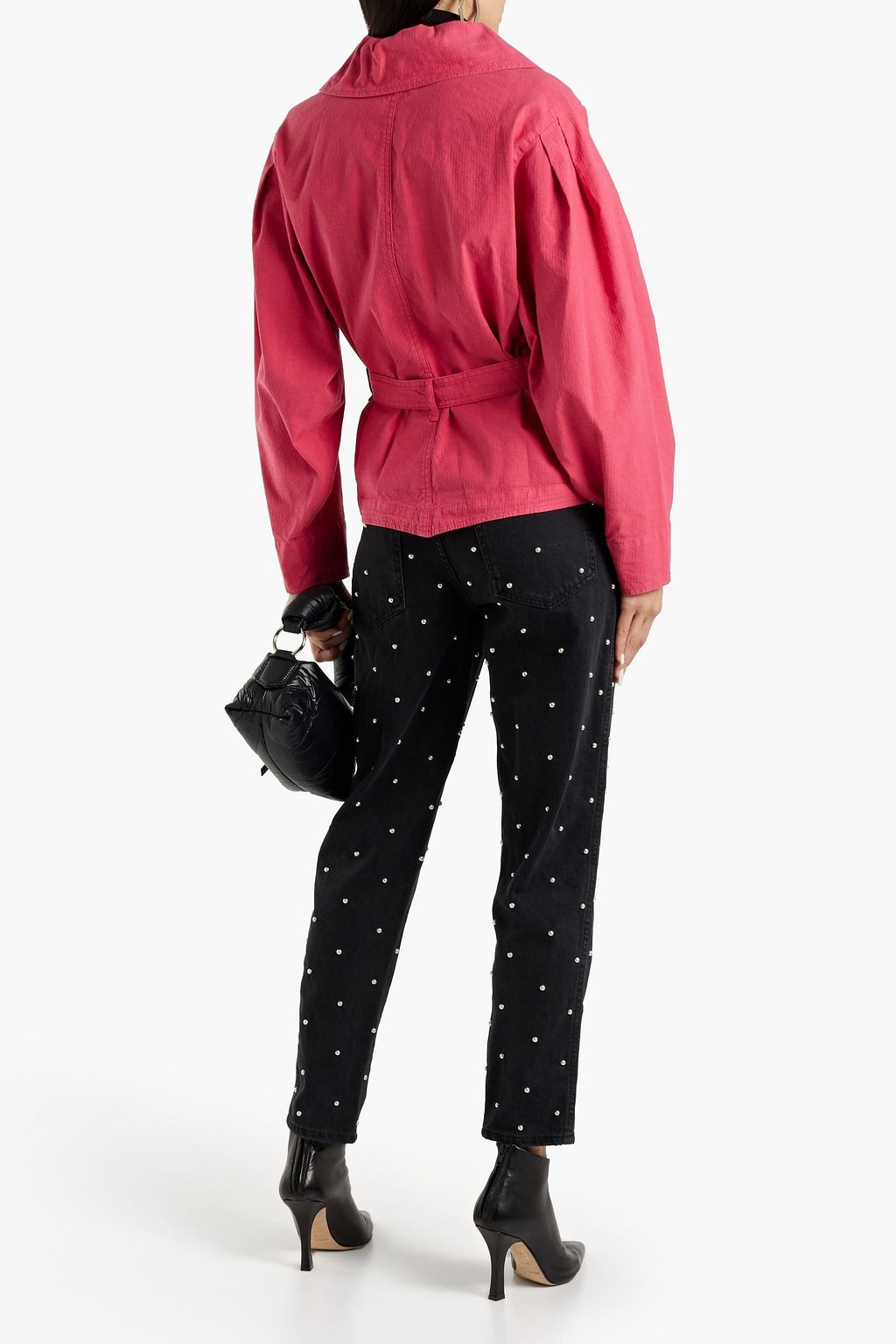 ISABEL MARANT Epaline ruffled linen-blend ripstop jacket