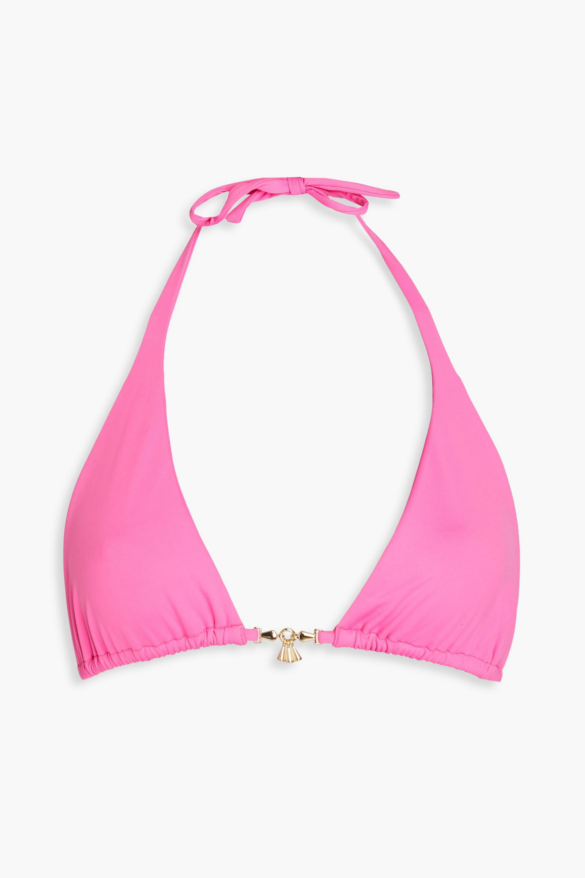 Melissa Odabash Dubai halterneck triangle bikini top