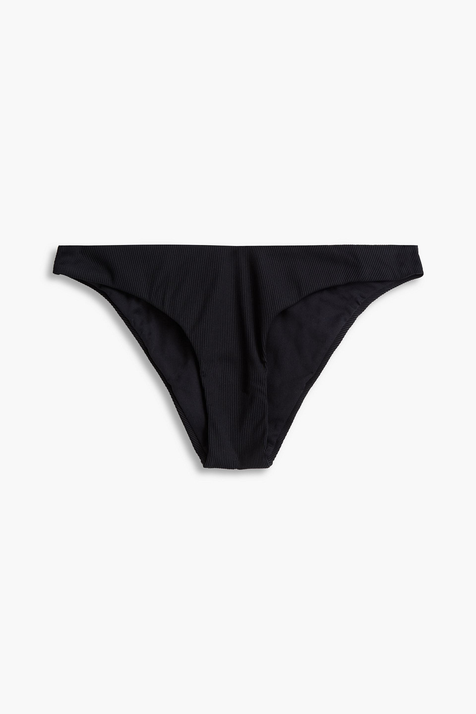 Melissa Odabash Montreal Ribbed Low-rise Bikini Briefs In Black