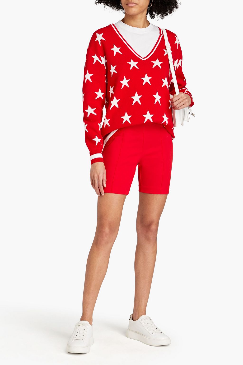 THE UPSIDE Louie Pullover aus Bio-Baumwolle mit Intarsienmuster