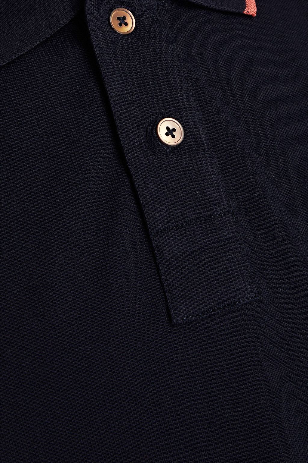 PS PAUL SMITH Embroidered cotton-piqué polo shirt