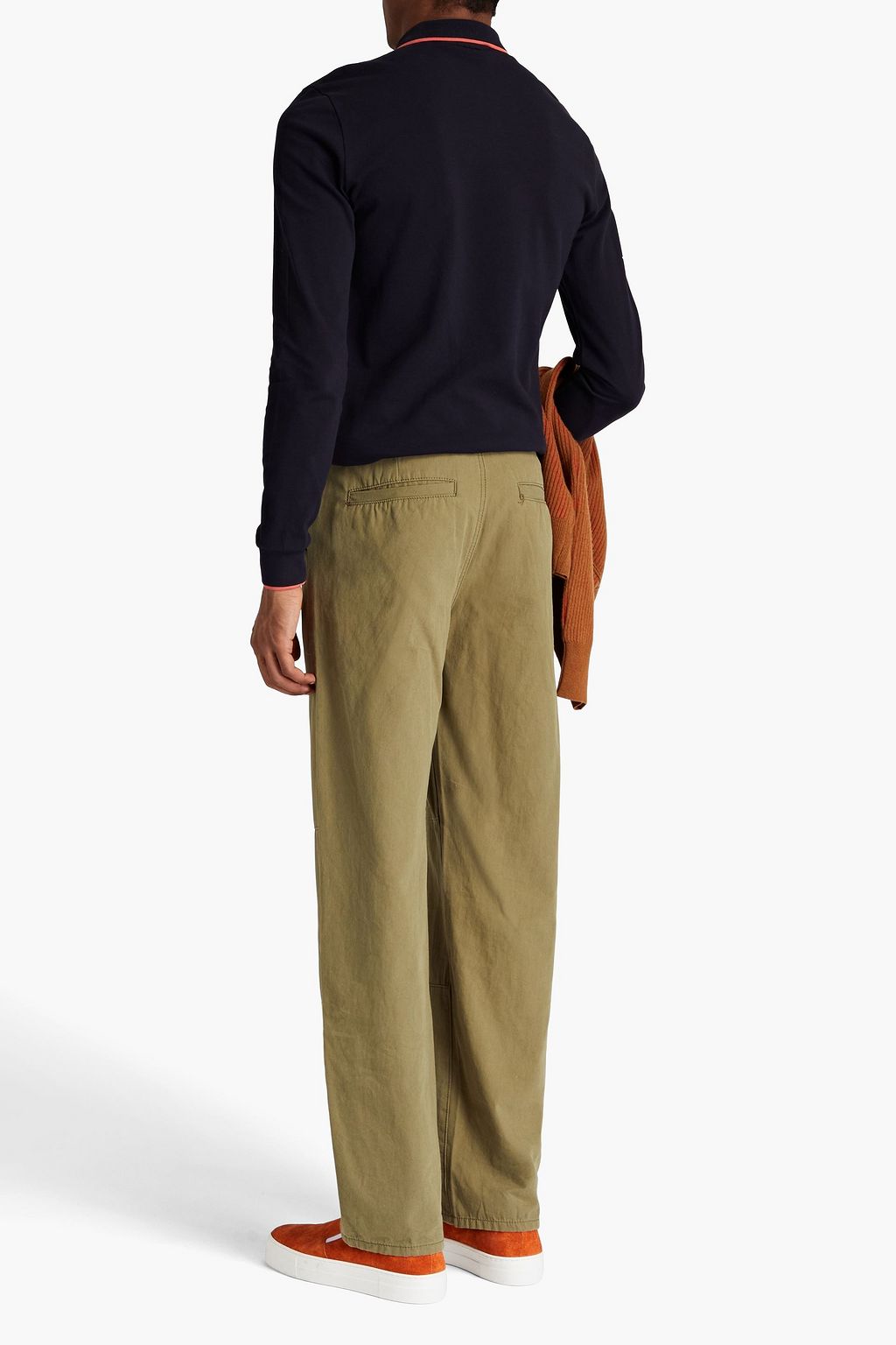 PS PAUL SMITH Embroidered cotton-piqué polo shirt