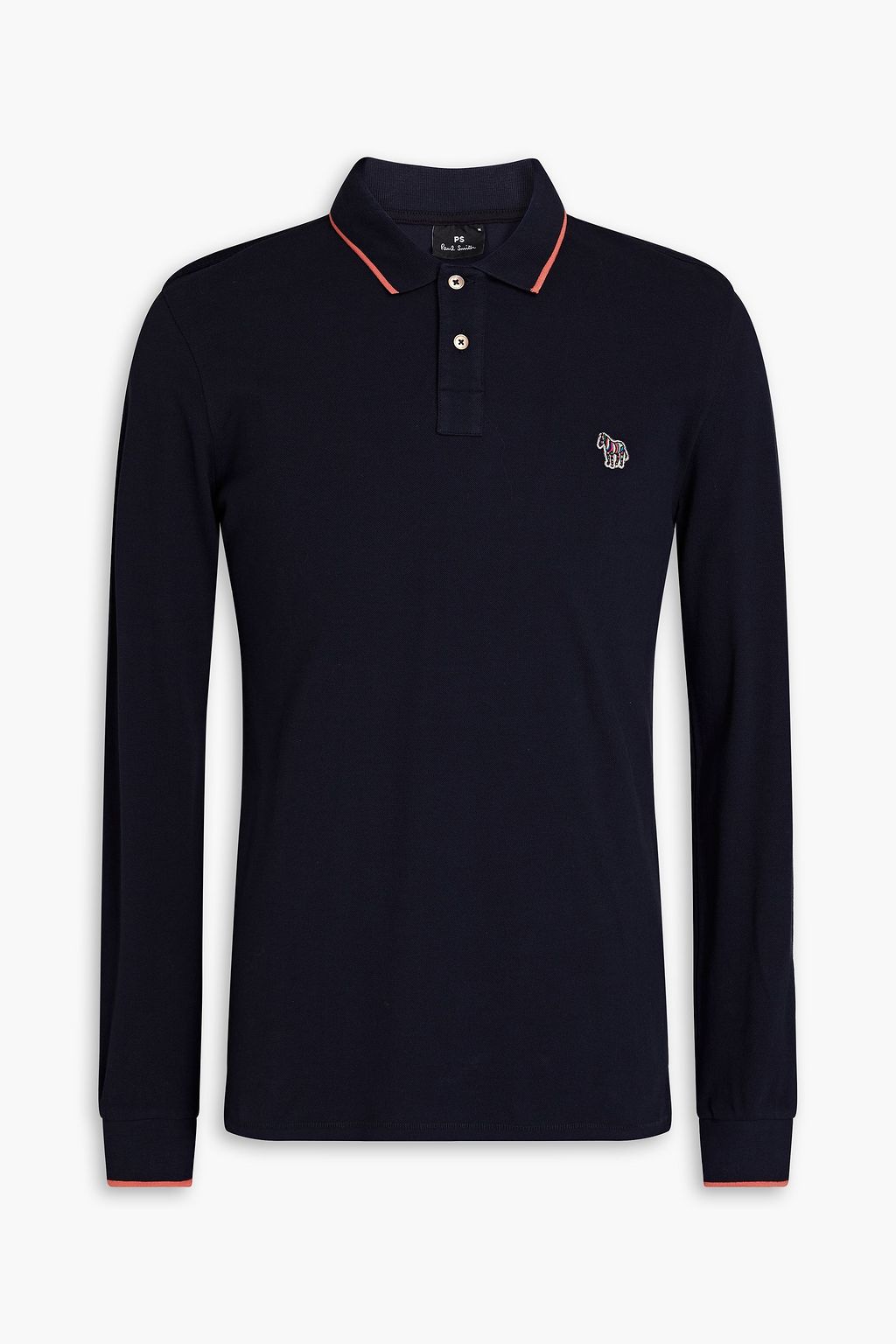 træk uld over øjnene Arne sy PS PAUL SMITH Embroidered cotton-piqué polo shirt | Sale up to 70% off |  THE OUTNET