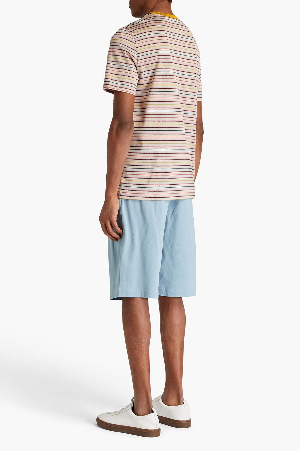 PAUL SMITH 스트라이프 코튼 저지 티셔츠