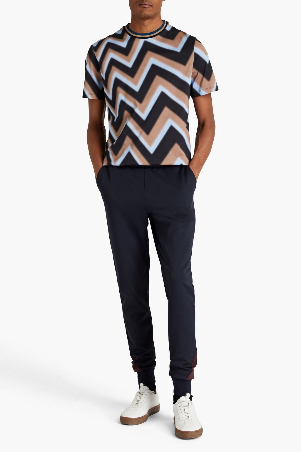 PAUL SMITH Printed cotton-jersey T-shirt