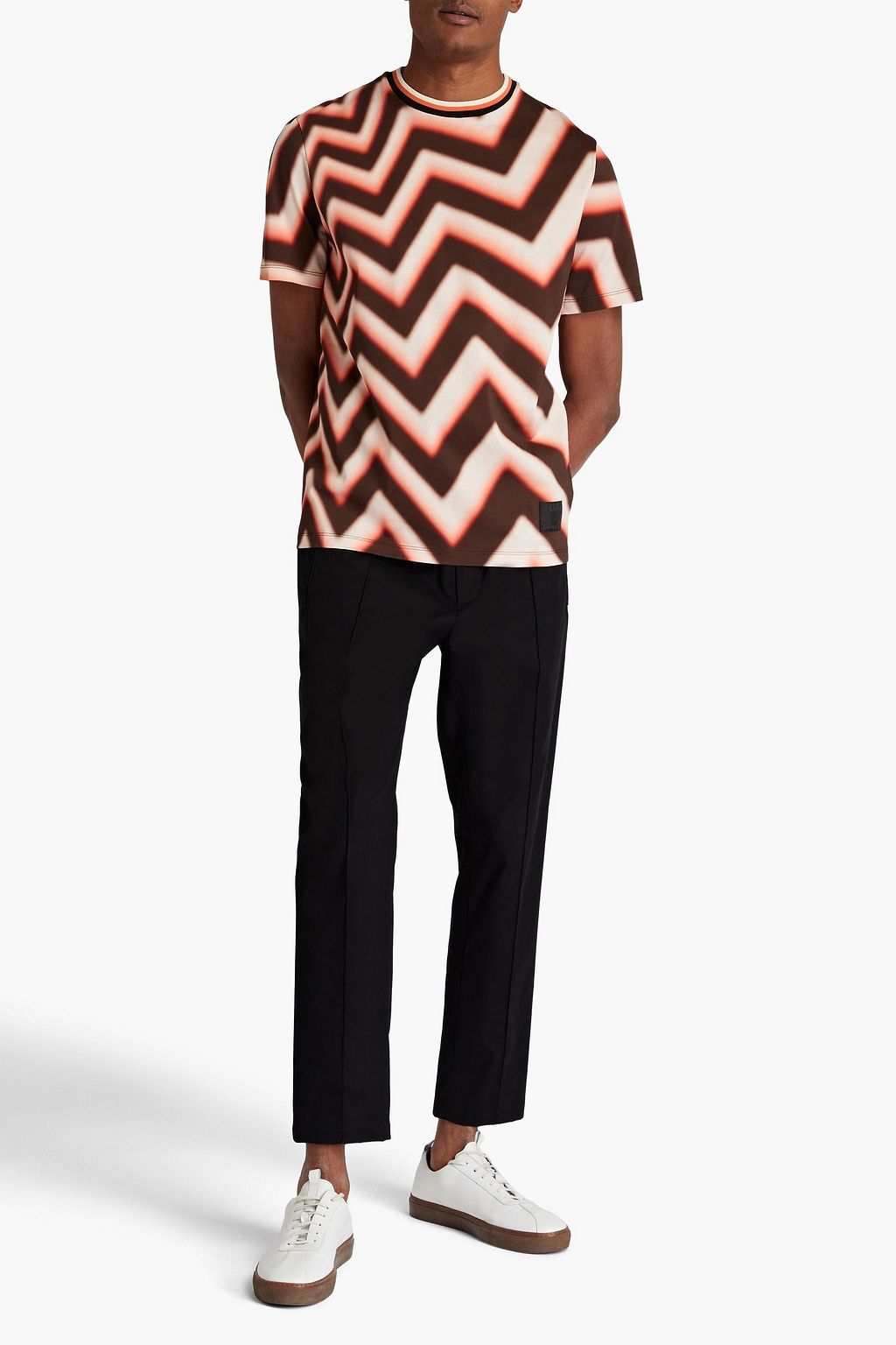 PAUL SMITH Printed cotton-jersey T-shirt