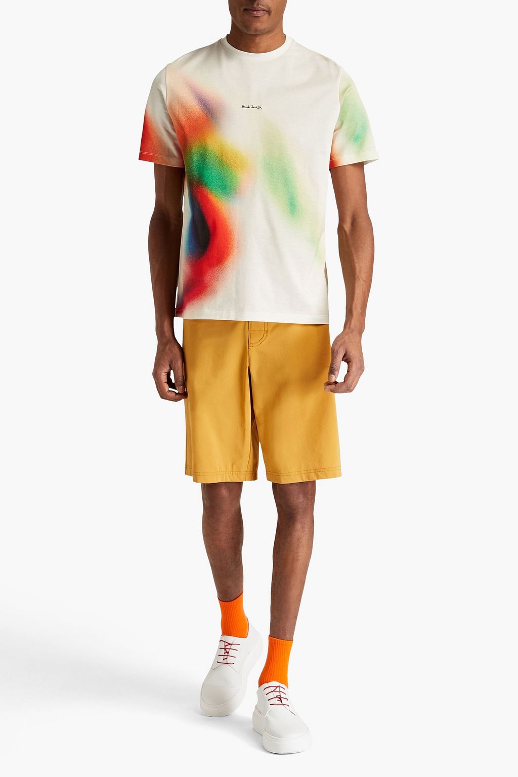 PAUL SMITH Printed cotton-jersey T-shirt