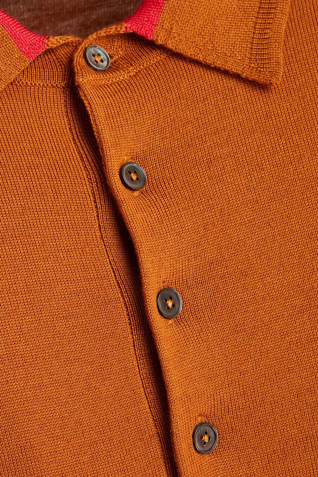 PS PAUL SMITH Pullover aus Merinowolle mit Polokragen
