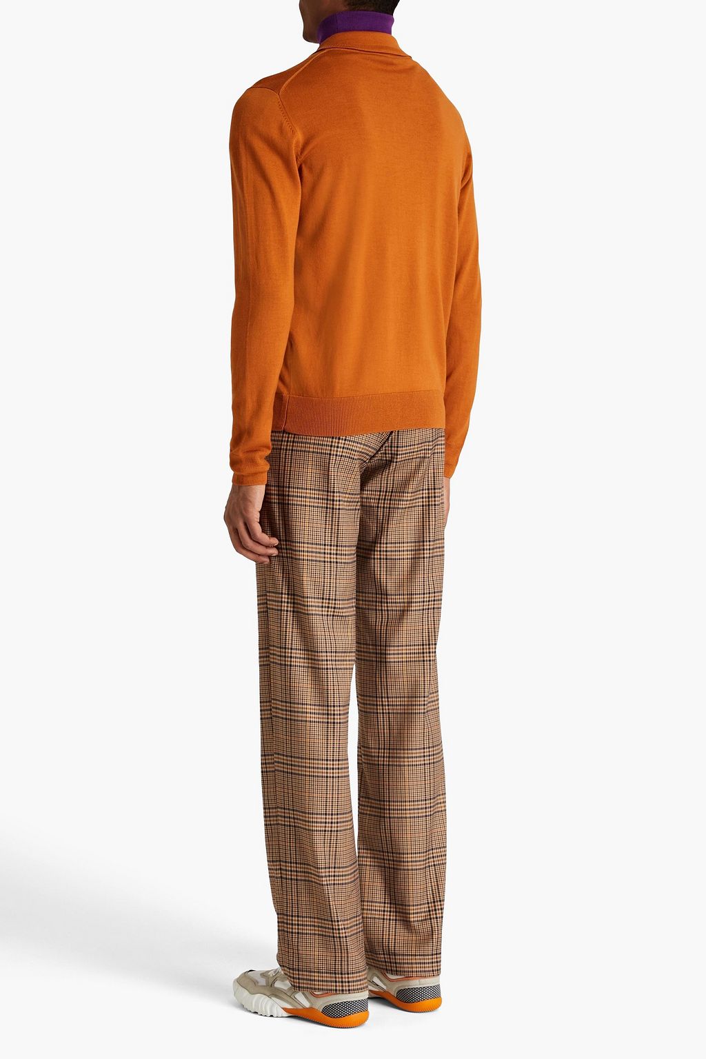 PS PAUL SMITH Pullover aus Merinowolle mit Polokragen