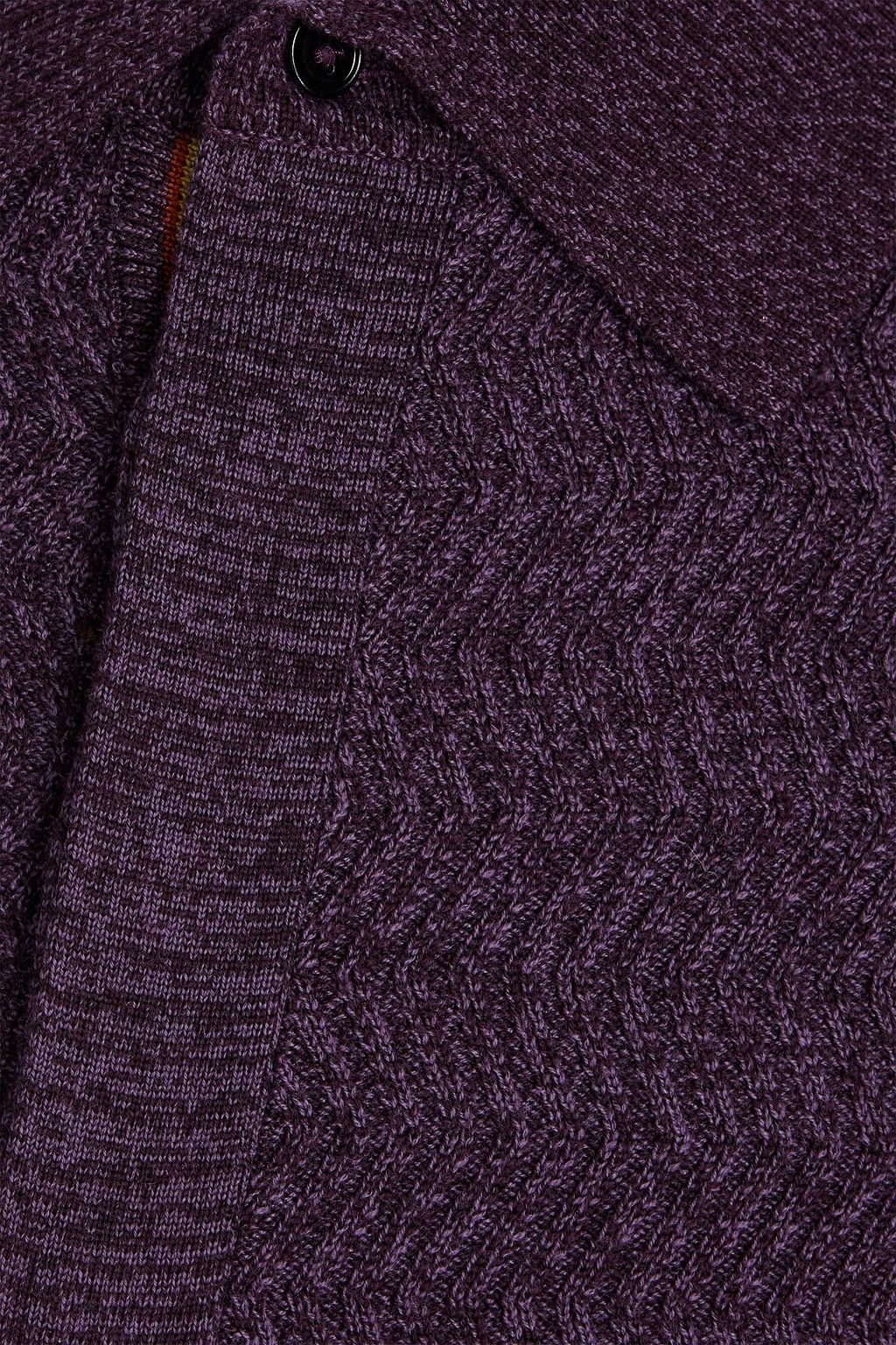 PAUL SMITH Gerippter Pullover aus Merinowolle mit Polokragen