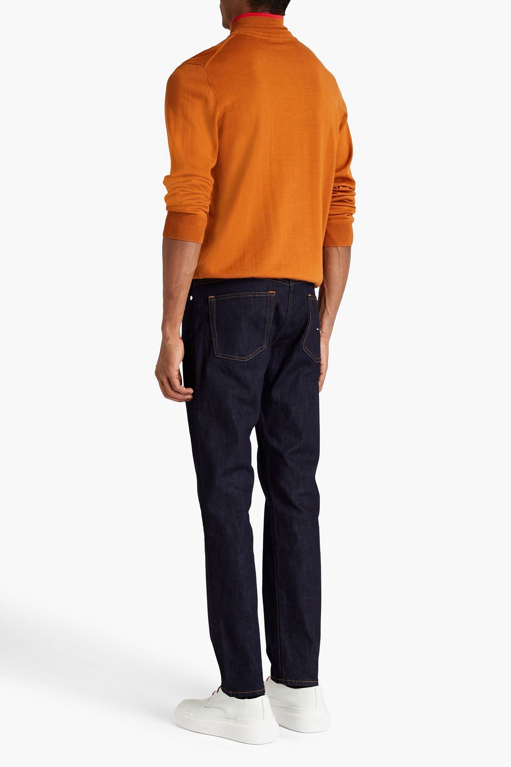 PS PAUL SMITH Merino wool half-zip sweater