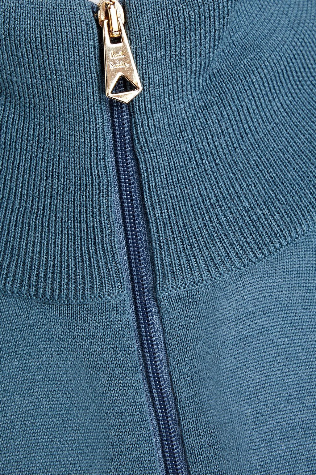PAUL SMITH Merino wool half-zip sweater