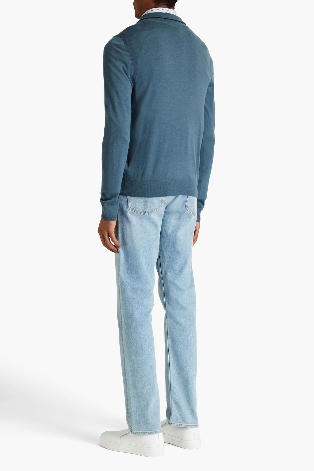 PAUL SMITH Merino wool half-zip sweater