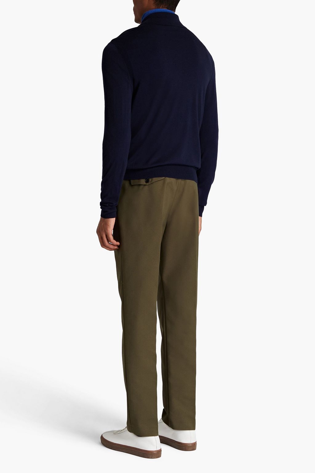 PAUL SMITH Merino wool polo sweater