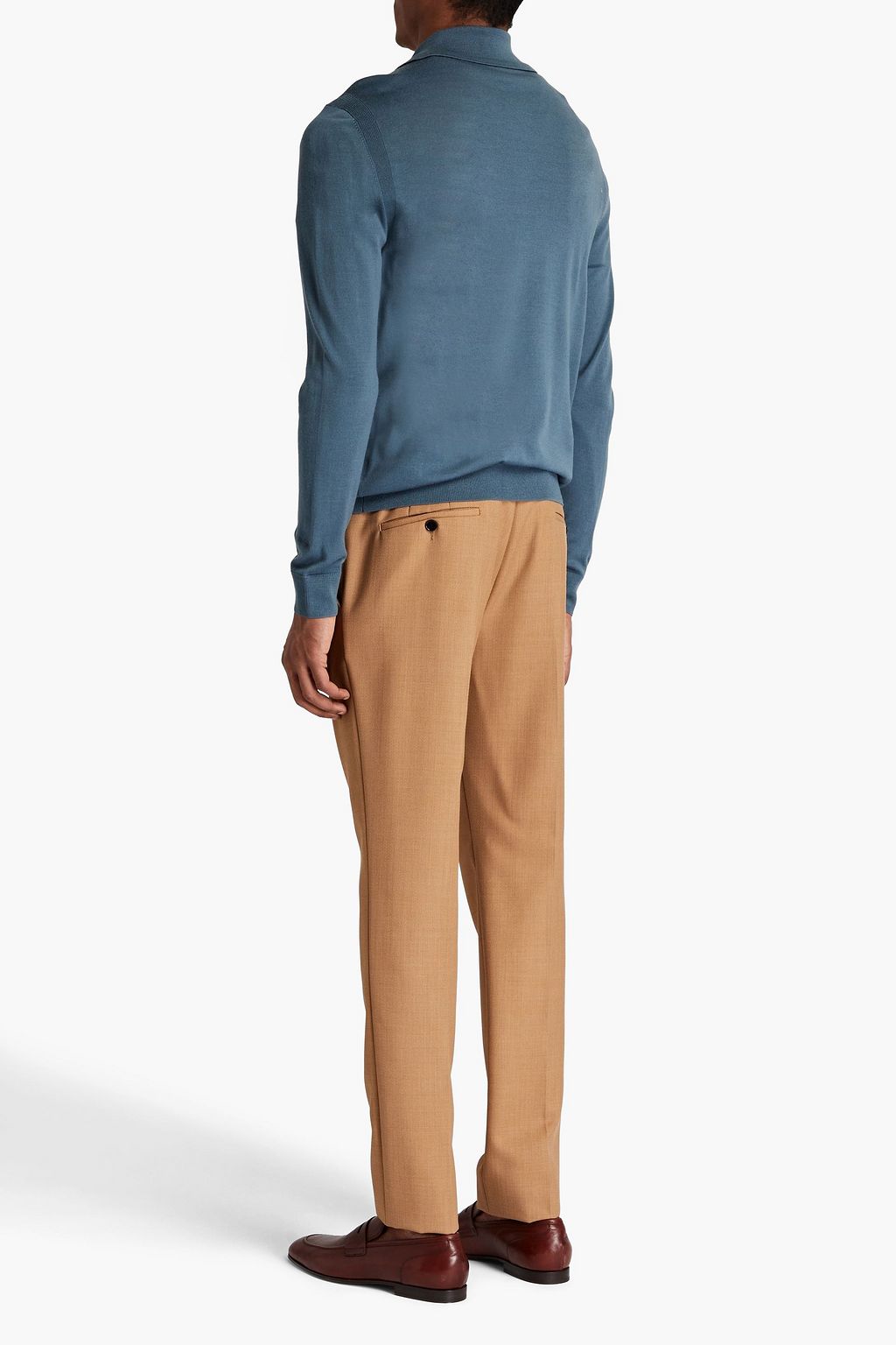 PAUL SMITH Pullover aus Merinowolle mit Polokragen