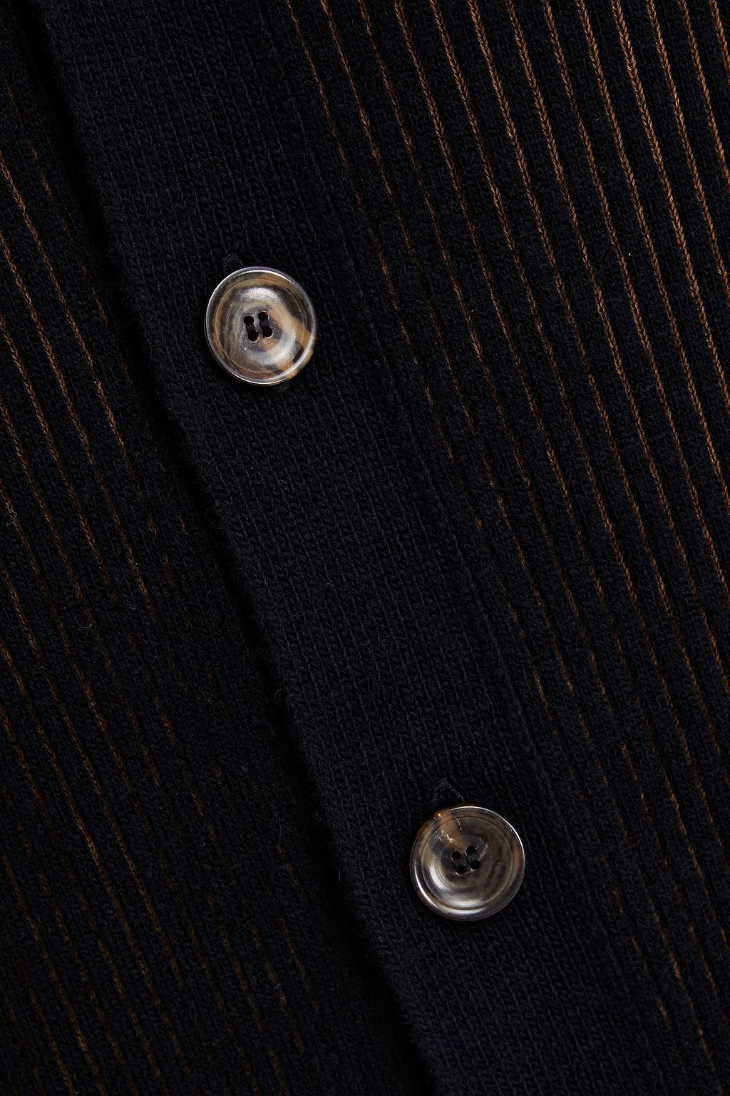 PAUL SMITH Ribbed wool and cotton-blend cardigan