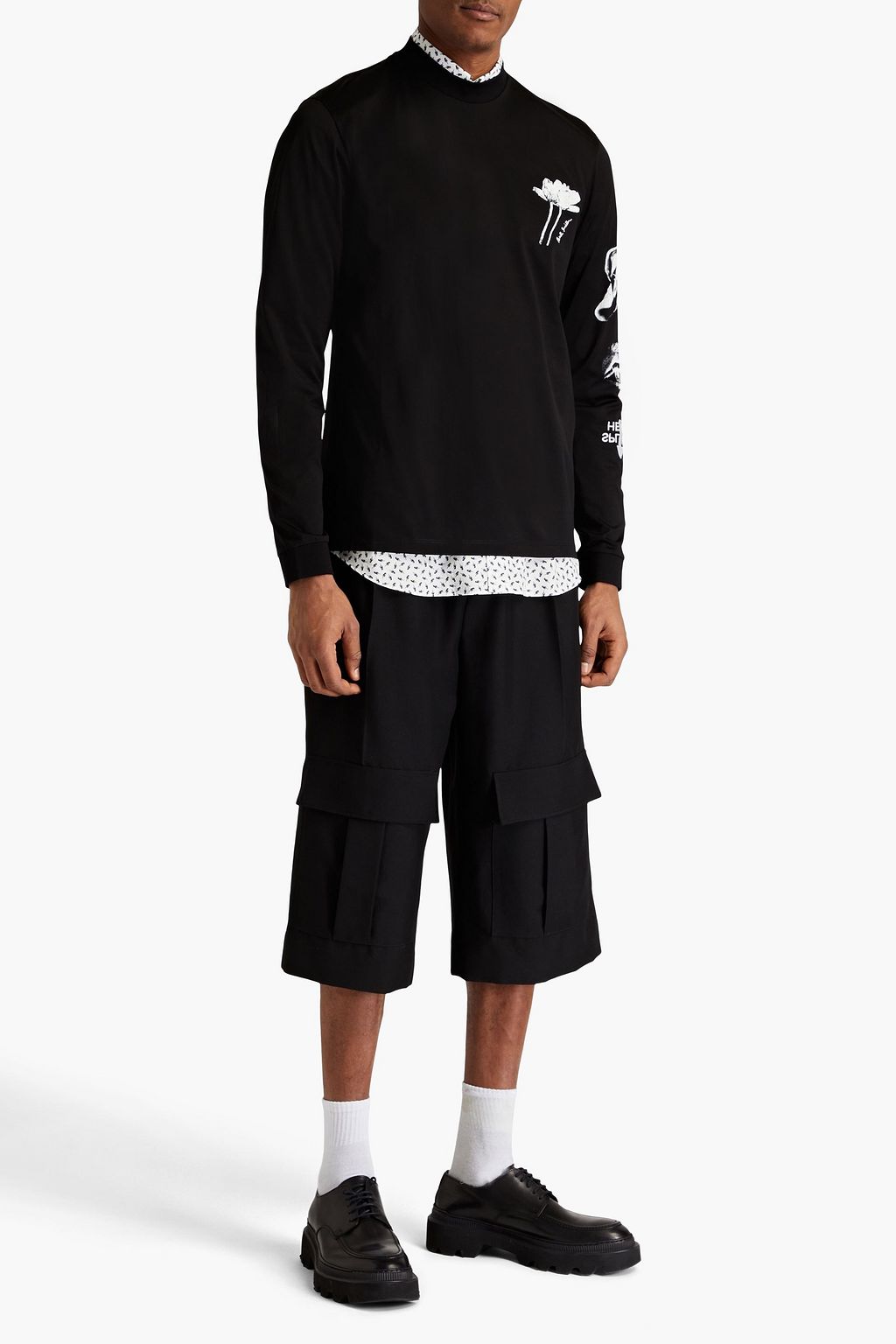 PAUL SMITH Printed cotton-jersey T-shirt