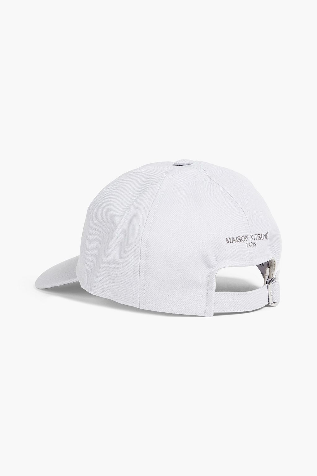 MAISON KITSUNÉ Appliquéd cotton-blend twill baseball cap