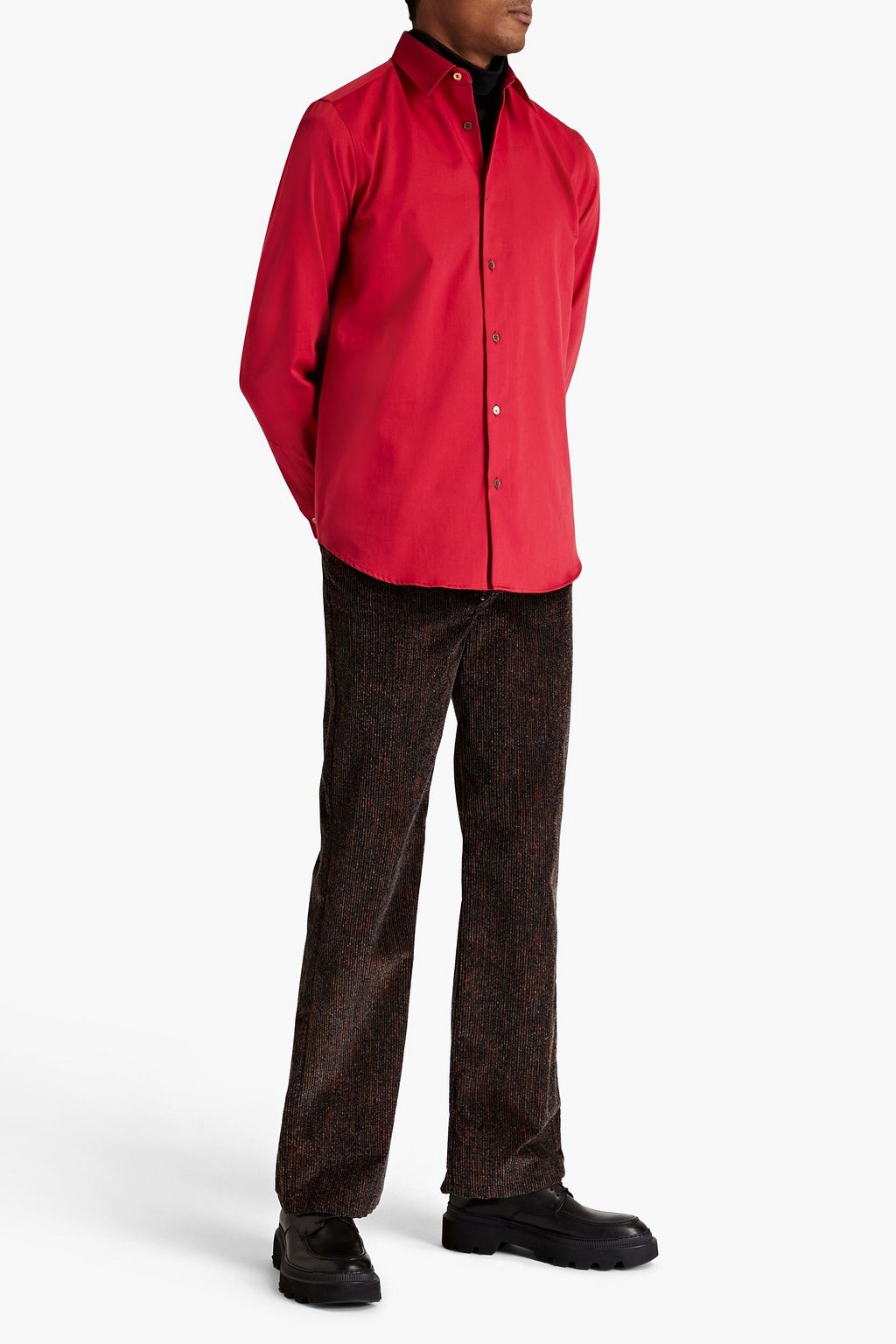 PAUL SMITH Cotton-twill shirt
