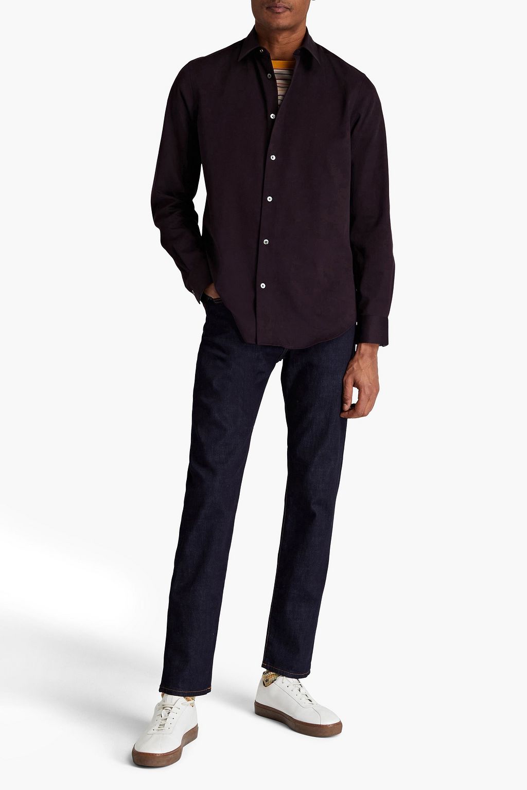 PAUL SMITH Cotton-twill shirt