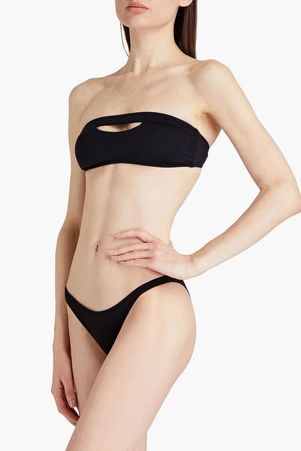 MELISSA ODABASH Ibiza cutout bandeau bikini top