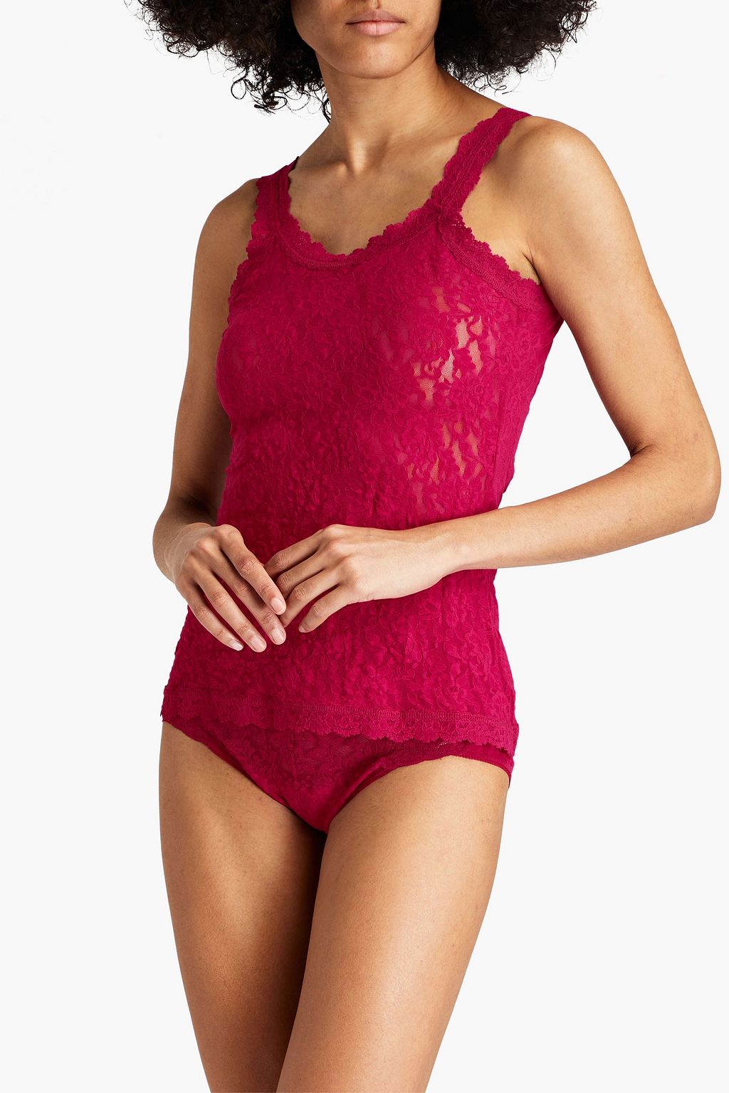 HANKY PANKY Stretch-lace camisole